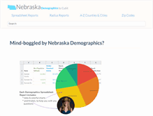 Tablet Screenshot of nebraska-demographics.com